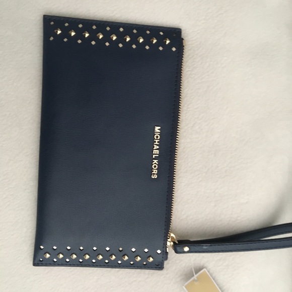 Michael Kors Handbags - Blue Michael kors wristlet
